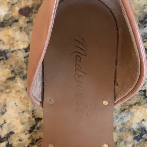 Sold on Mercari! Madewell Leather Slides - Picture 2 of 2